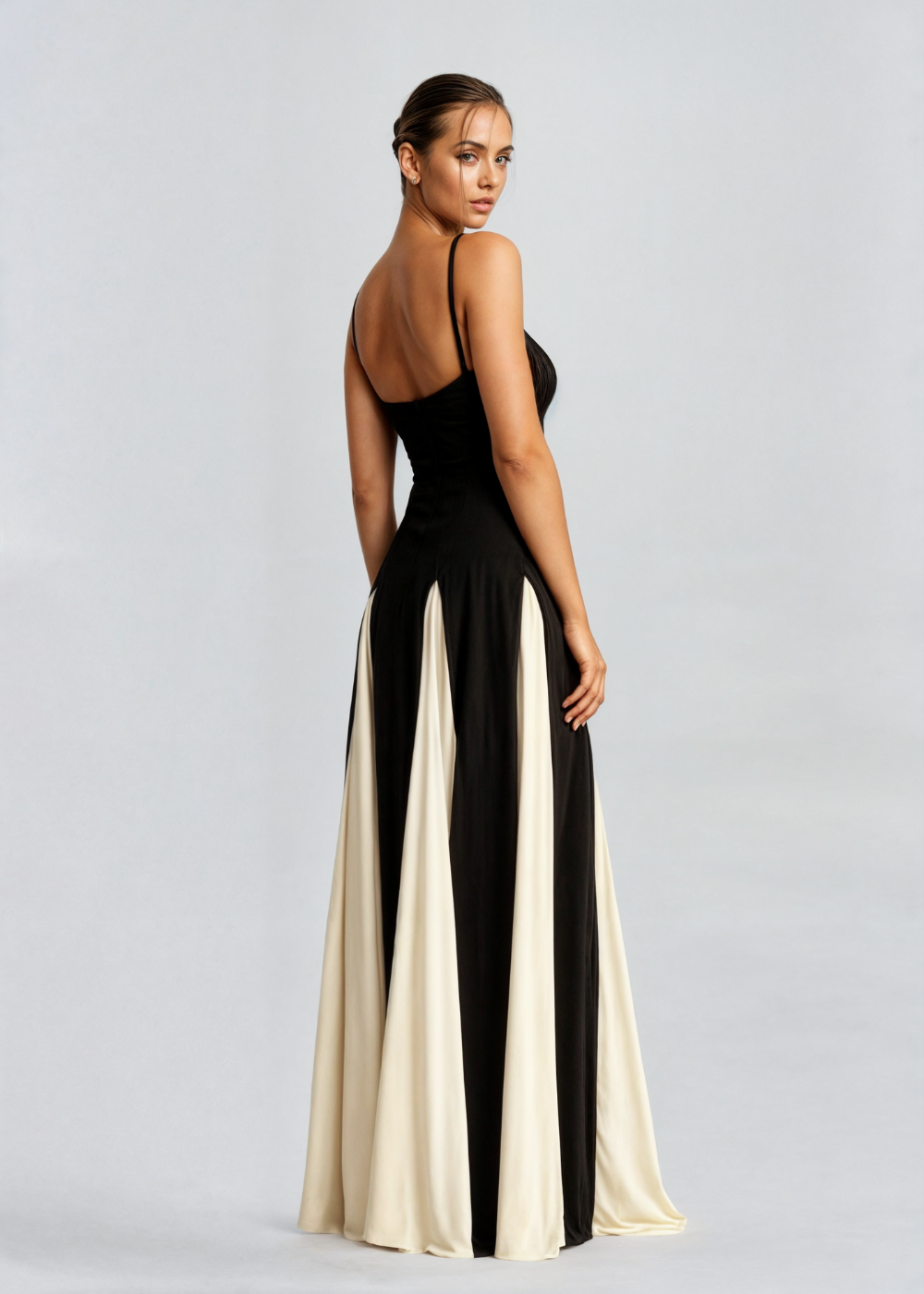 NOUVEAU RICHE Elegantes Maxi Kleid Mit Fließendem Fall Für Anlässe
