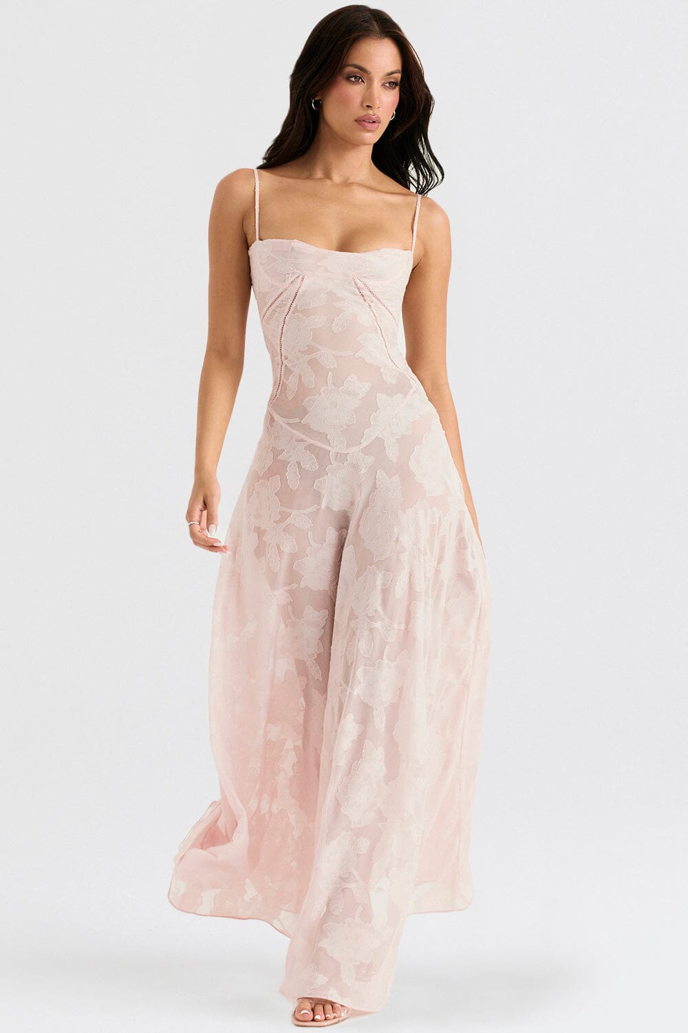 NOUVEAU RICHE Elegantes Abend Maxikleid Für Hochzeiten Und Events