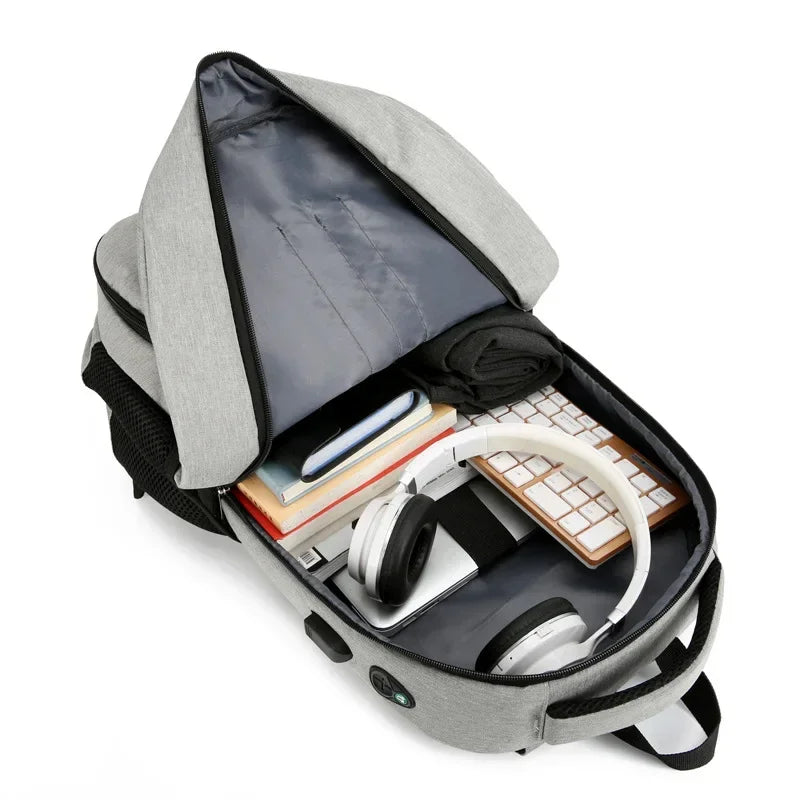 NOUVEAU RICHE Unisex Anti-Diebstahl Reise-Rucksack - Wasserdicht mit isoliertem Lunchfach - Backpack