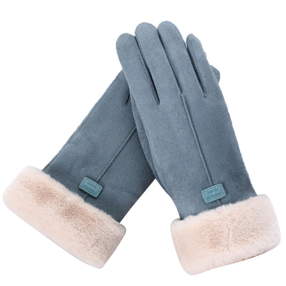 NOUVEAU RICHE Warme wasserdichte Handschuhe mit Touchscreen-Funktion – Damen Winterhandschuhe mit Fleecefutter, 6 Farben – Roque