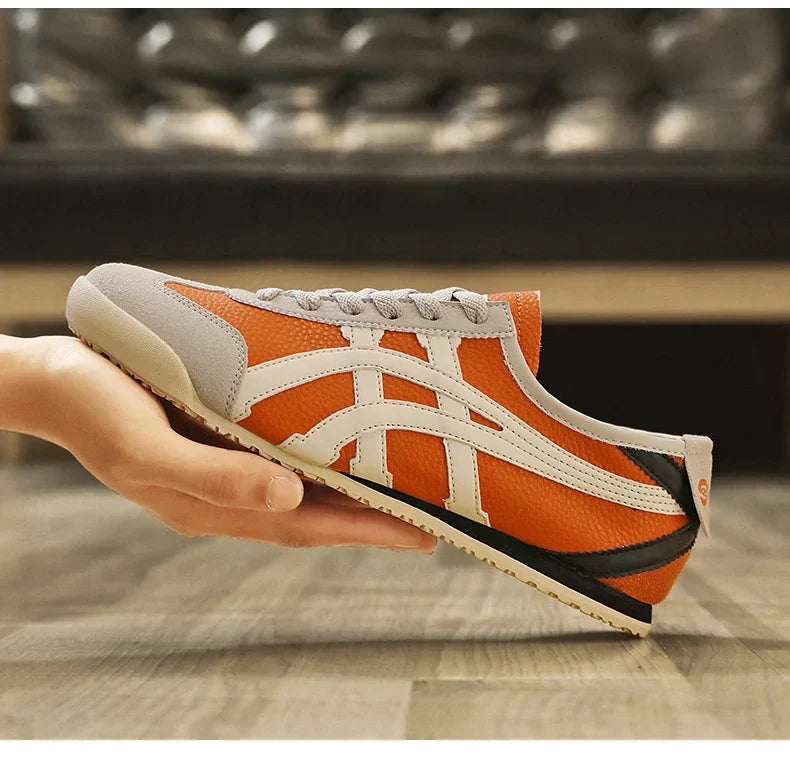 NOUVEAU RICHE Damen und Herren Geometrische Sommer-Sneakers Gummisohle