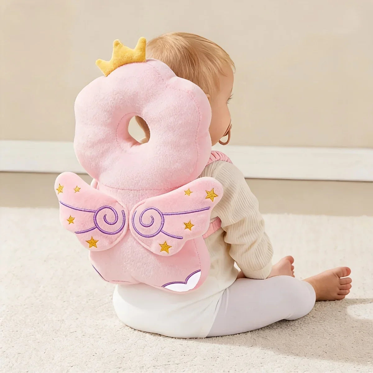 Baby-Kopfschutz-Rucksackkissen - Sturzschutzkissen zum Krabbeln & Laufen