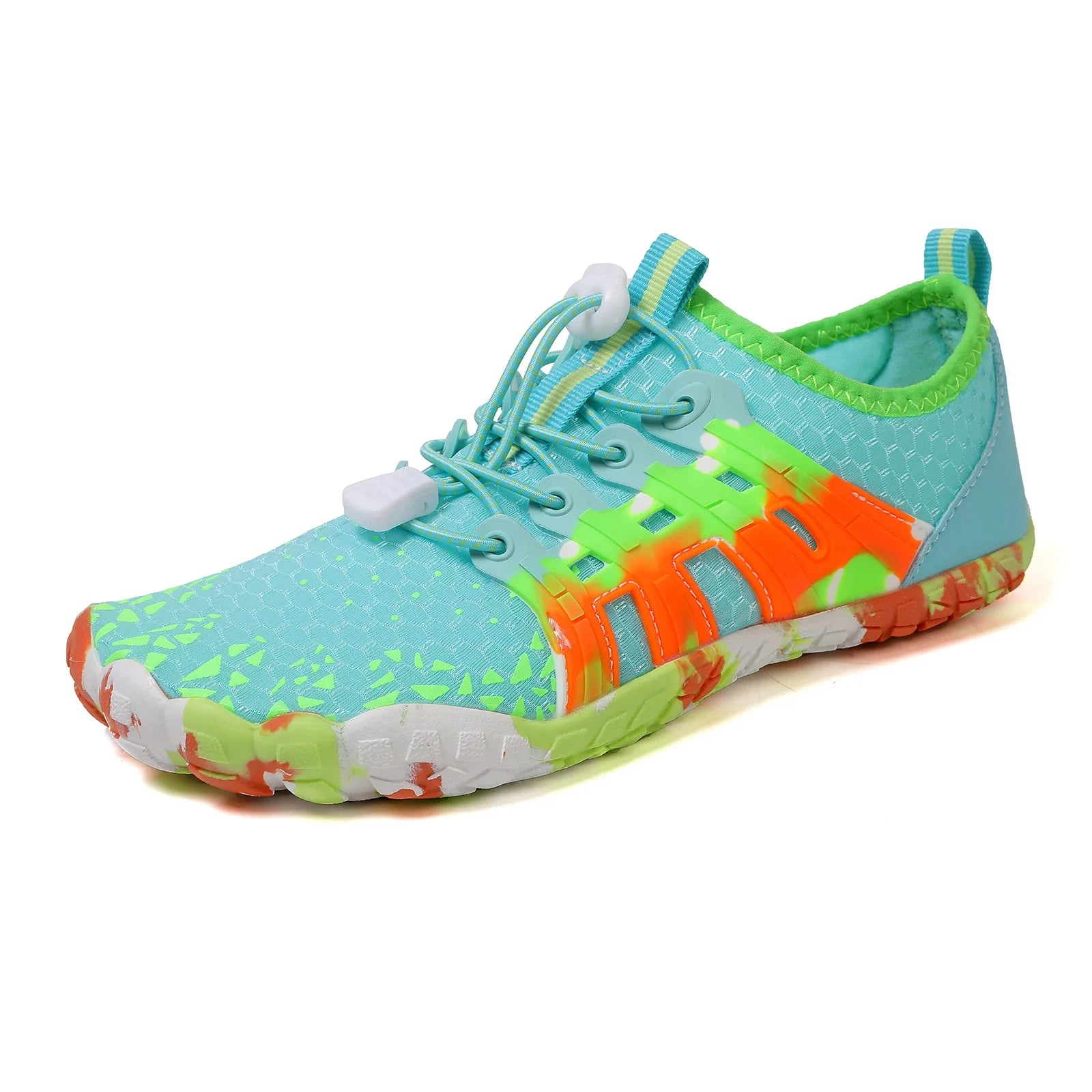 NOUVEAU RICHE Herren und Damen Barfußschuhe Wasserdichte Farbenfroher Hellblau