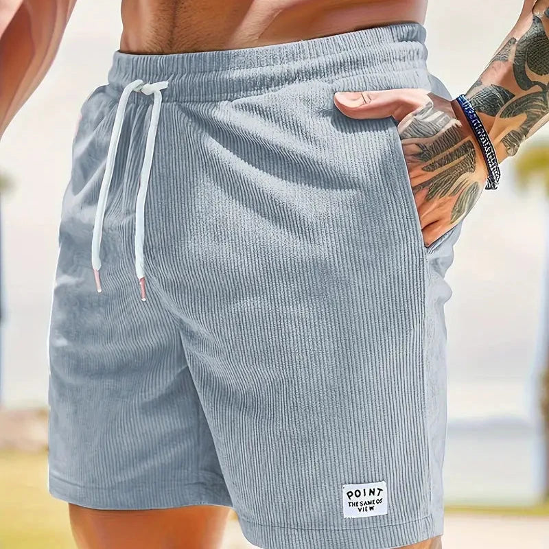 NOUVEAU RICHE Shorts Freizeit Bequeme Passform Stilvoll Blau Größe M Hellblau