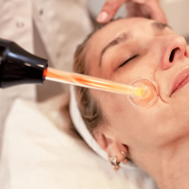 NOUVEAU RICHE Hochfrequenz-Hautgerät – Hochfrequenzstab für Gesicht & Kopfhaut, Beauty Gerät für Zuhause – GlowWave