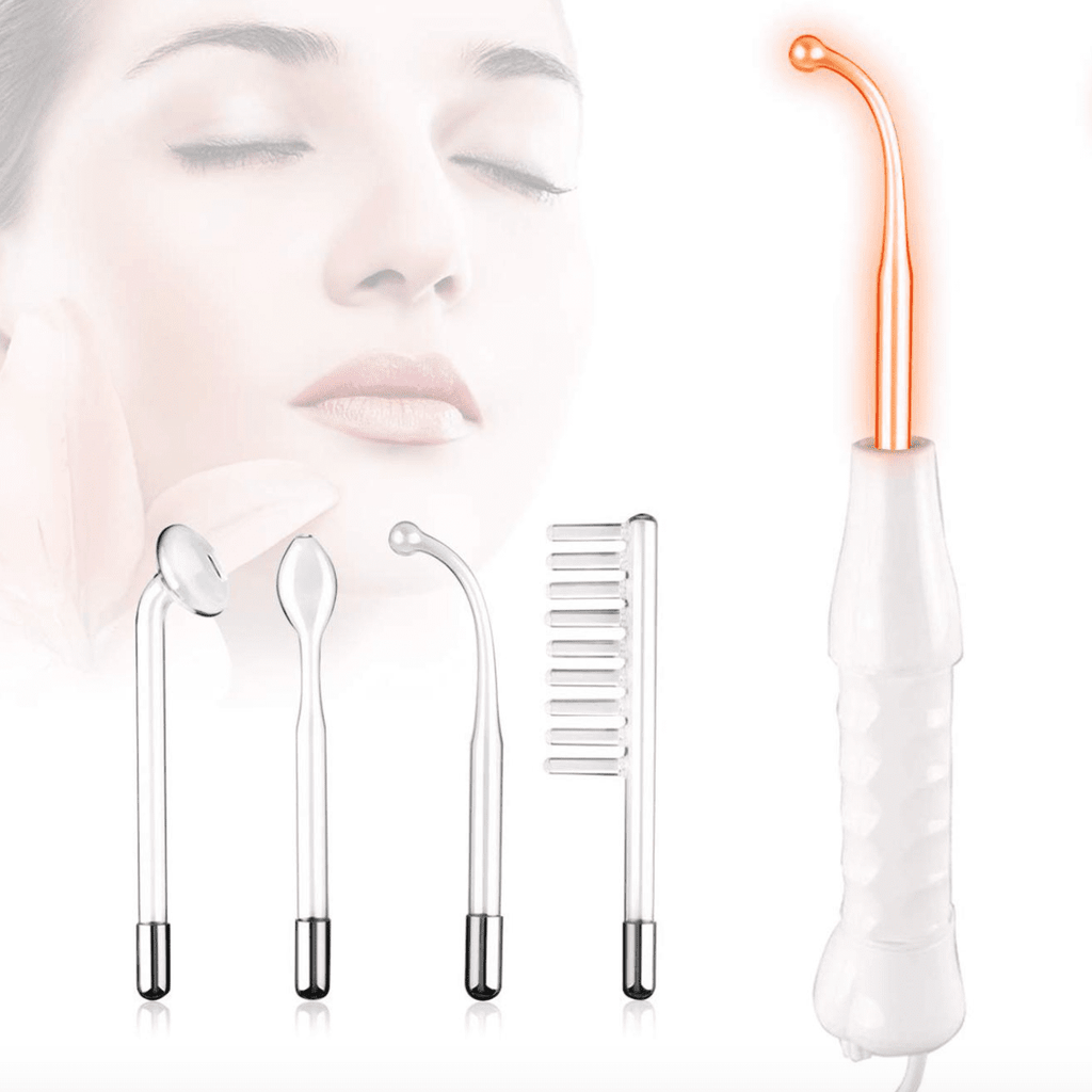 NOUVEAU RICHE Hochfrequenz-Hautgerät – Hochfrequenzstab für Gesicht & Kopfhaut, Beauty Gerät für Zuhause – GlowWave