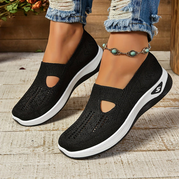 NOUVEAU RICHE Slip-On-Schuhe Leichte Für Den Ganzen Tag Bequem Jetzt Schwarz