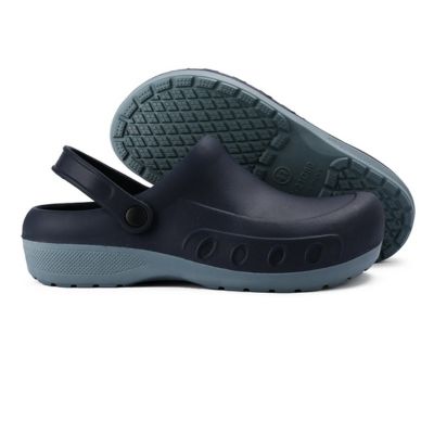 NOUVEAU RICHE Rutschfeste professionelle Kochschuhe – Rutschfeste Küchenschuhe & Arbeitsschuhe für Damen und Herren, wasserdicht, Fussgewölbestütze – GripChef Blau