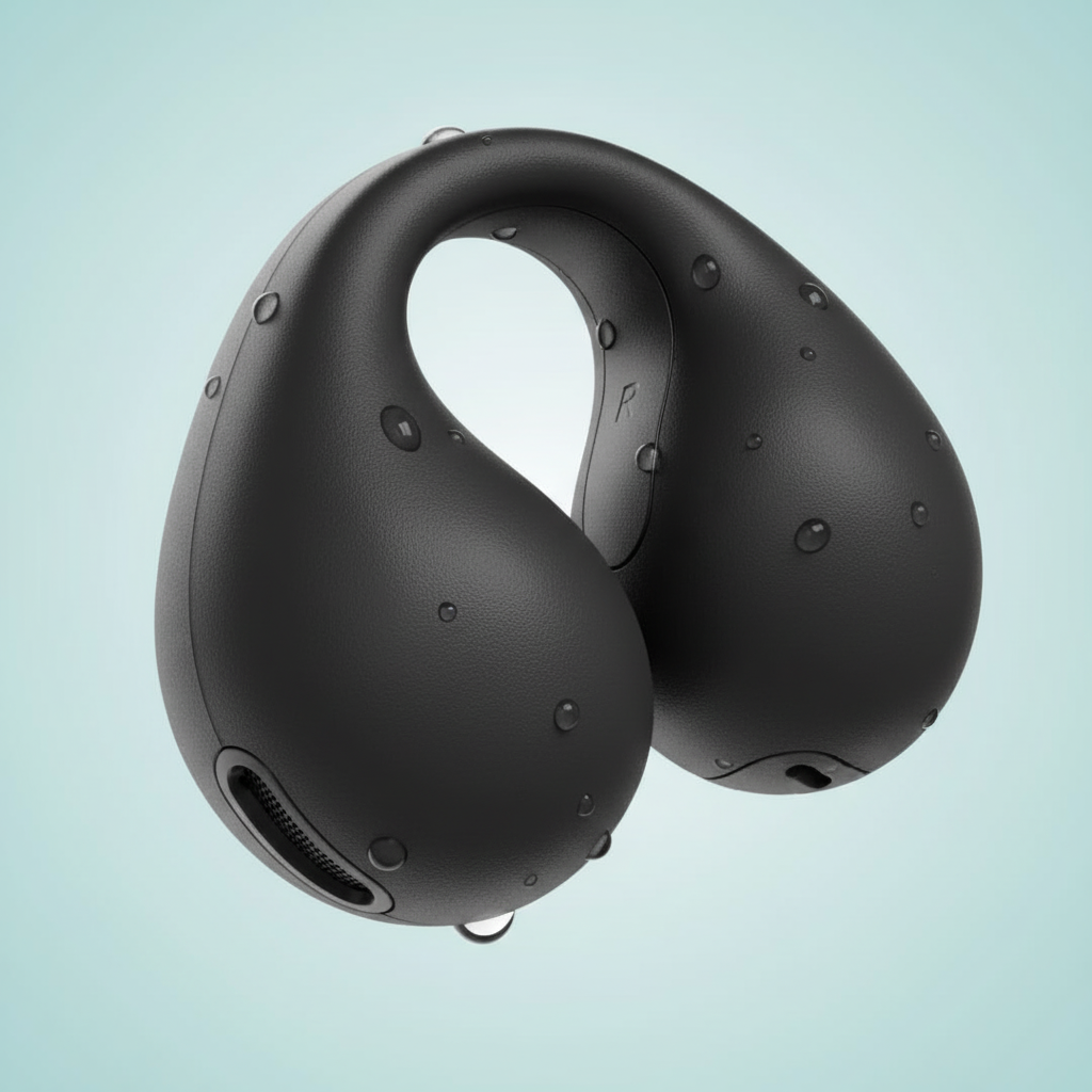 NOUVEAU RICHE Wasserdichte Kopfhörer – Bluetooth Dusch-Kopfhörer & Schwimm-Ohrhörer, bis zu 6 h Wiedergabe – HydroSound