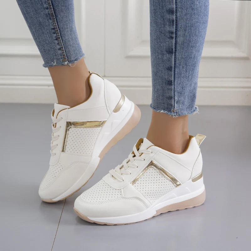 NOUVEAU RICHE Sneaker Damen Bequeme Dämpfung Atmungsaktives Obermaterial