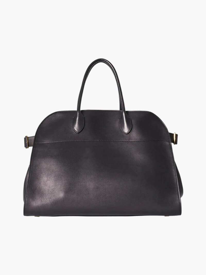 NOUVEAU RICHE Damen Großraumtasche – Elegante Tasche aus Veganes Leder mit Viel Stauraum Schwarz glasiert