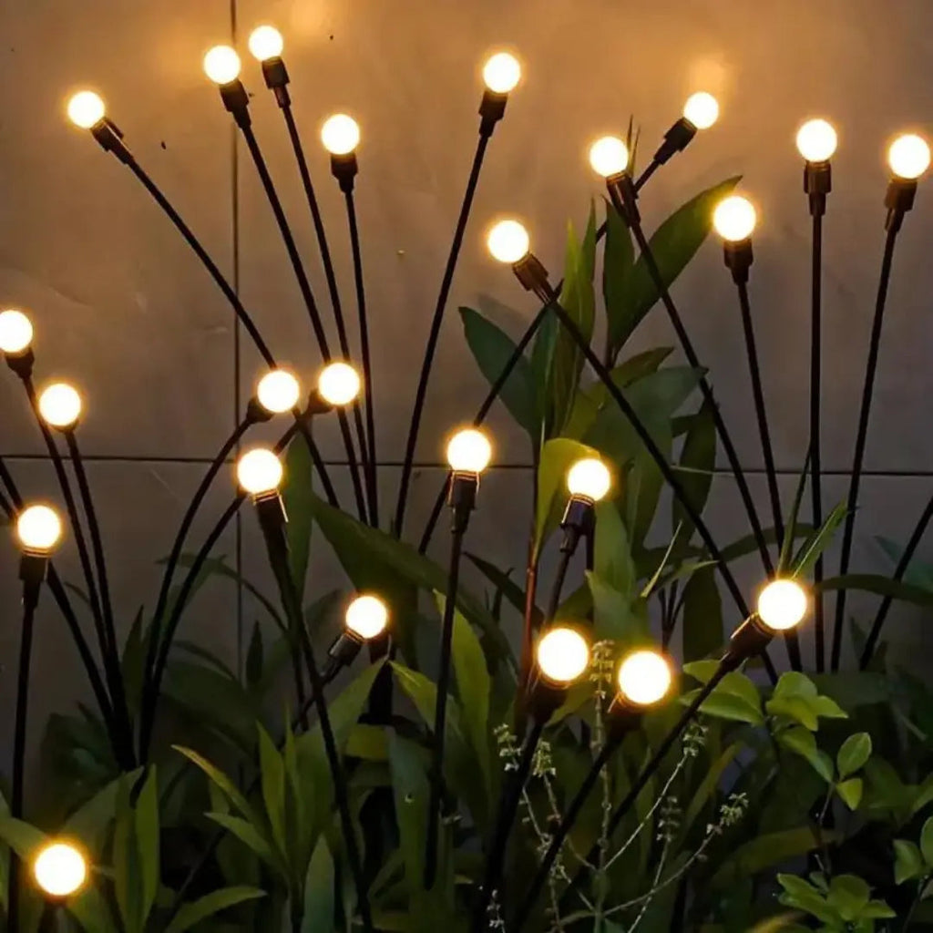 NOUVEAU RICHE Solar-Gartenbeleuchtung – Kabellose LED-Solarleuchte mit Dämmerungssensor, bis 10 Stunden Licht – LunaGlow