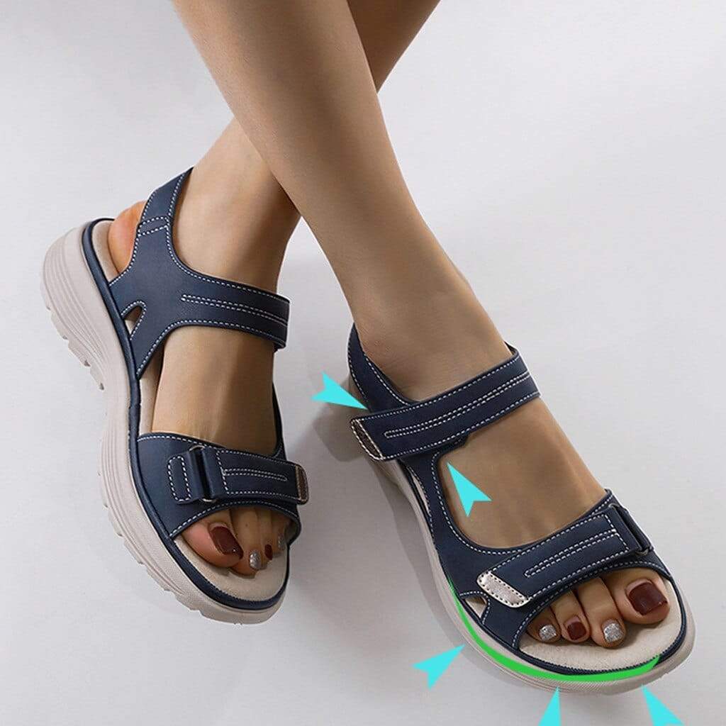 NOUVEAU RICHE Damen-Sandalen – Medizinische Stütze & modernes Design zur Linderung von Fußschmerzen