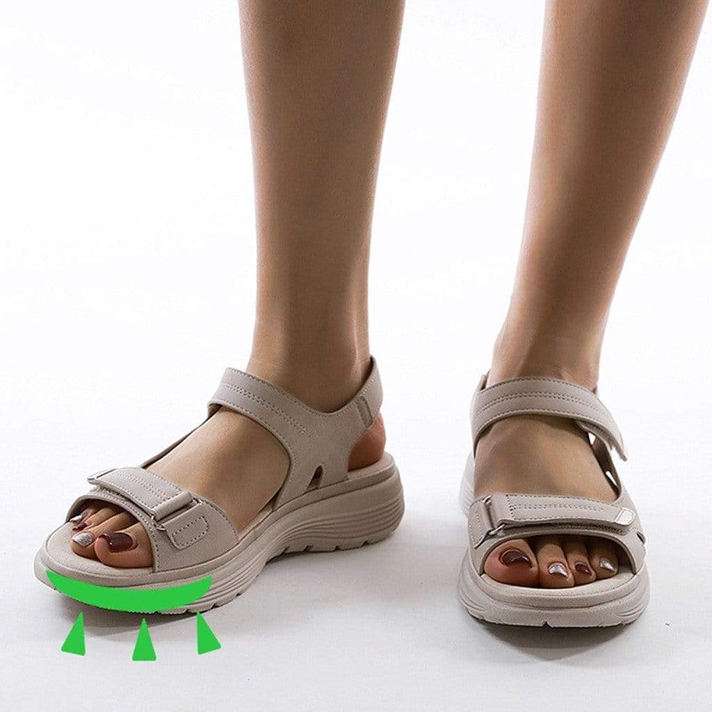 NOUVEAU RICHE Damen-Sandalen – Medizinische Stütze & modernes Design zur Linderung von Fußschmerzen
