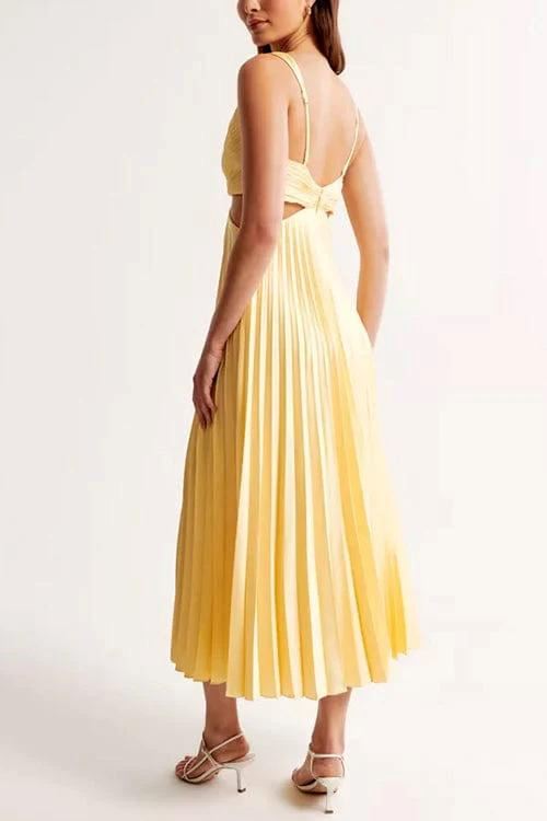 NOUVEAU RICHE Sommerkleid Mit Rückenausschnitt Und Faltenrock Für Damen