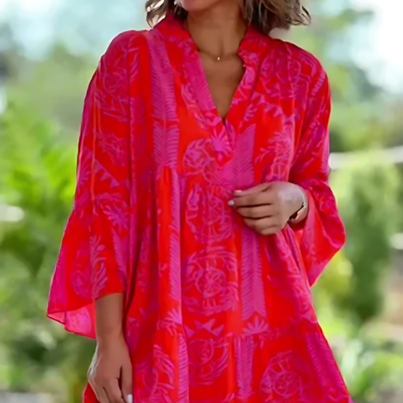 NOUVEAU RICHE Damen Sommerkleid – Halbärmlig & Stilvoll für warme Tage