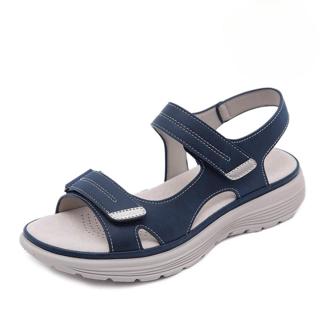 NOUVEAU RICHE Parsha | Damen Ledersandalen Schwarz