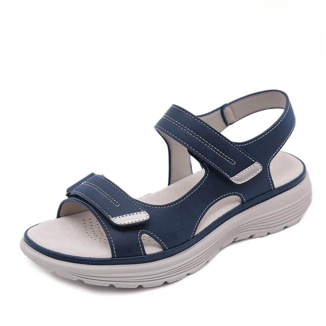 NOUVEAU RICHE Parsha | Damen Ledersandalen Schwarz