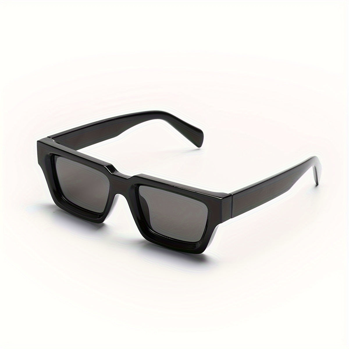 NOUVEAU RICHE Sonnenbrille Herren Damen Retro Schwarz Polycarbonat Default