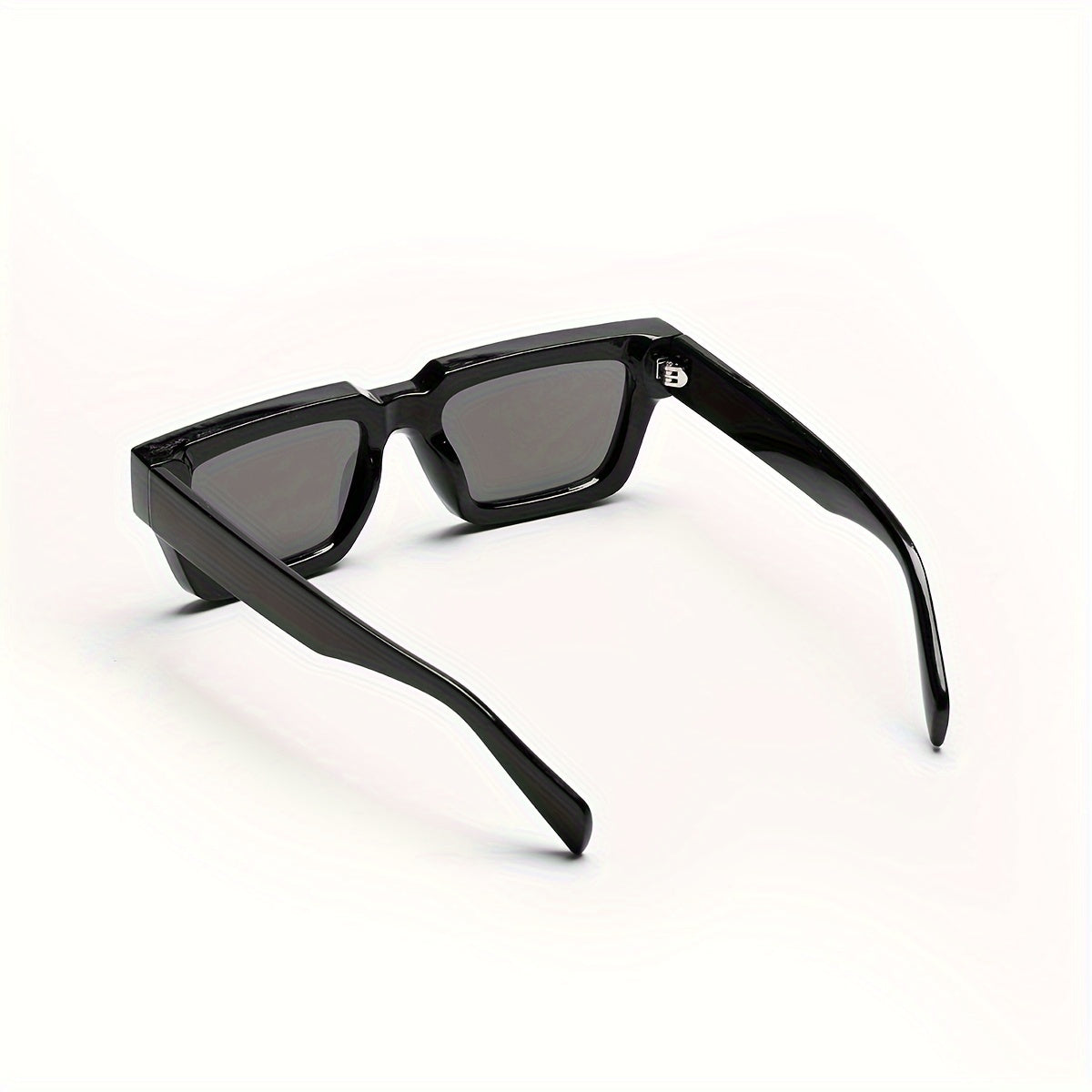 NOUVEAU RICHE Sonnenbrille Herren Damen Retro Schwarz Polycarbonat
