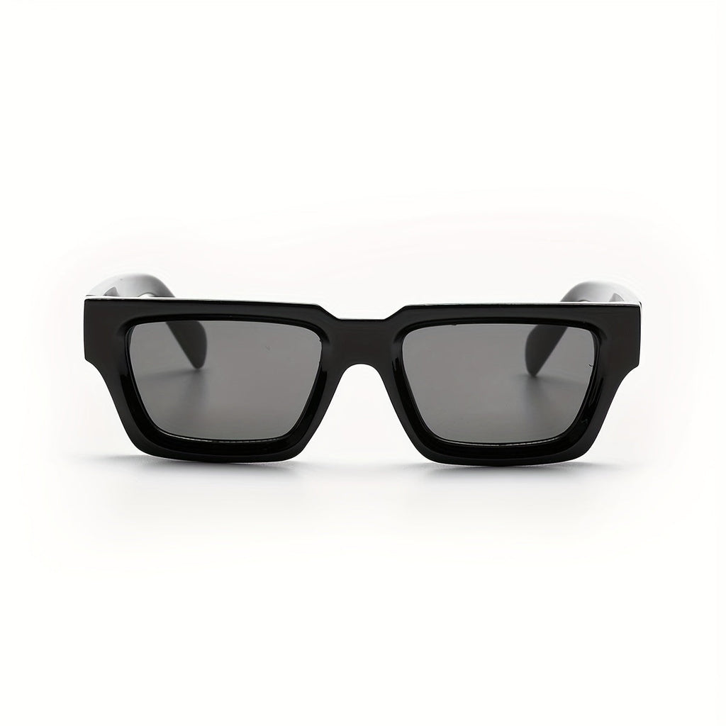 NOUVEAU RICHE Sonnenbrille Herren Damen Retro Schwarz Polycarbonat