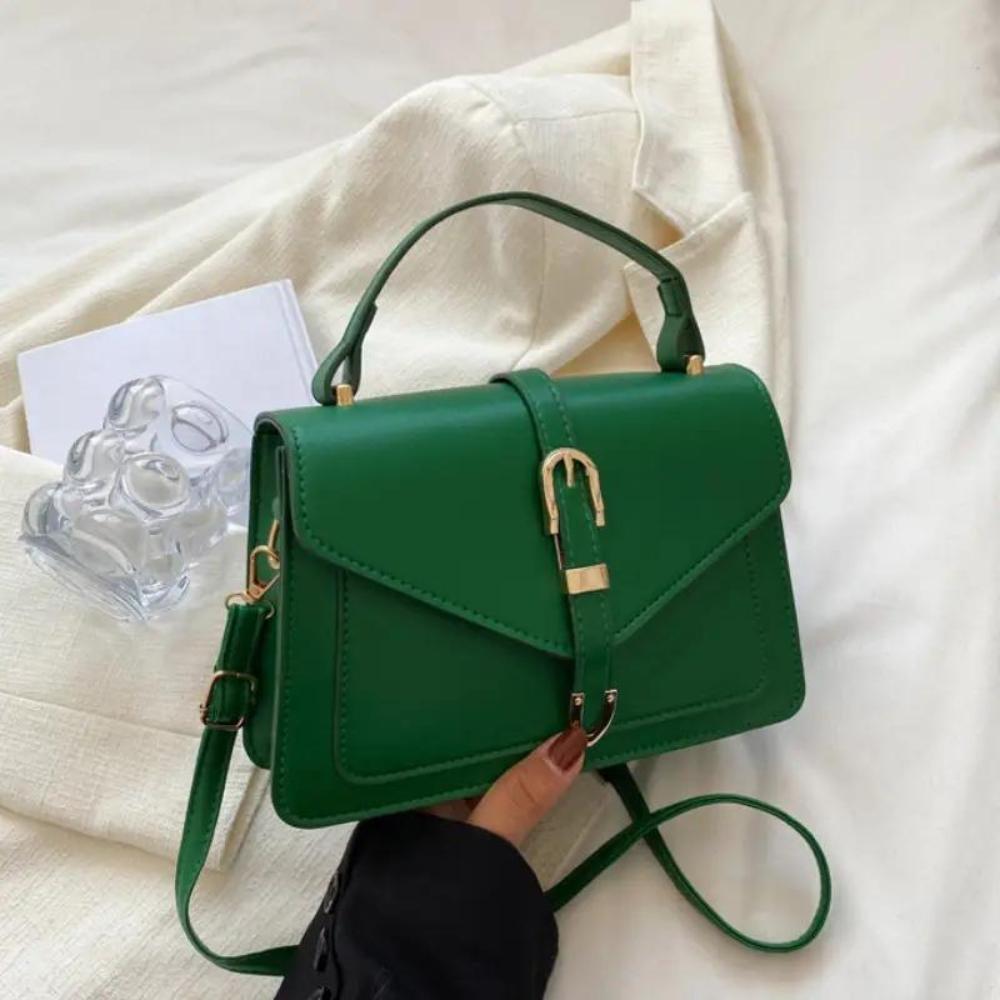 NOUVEAU RICHE Isana | Minimalistische Umhängetasche Grün