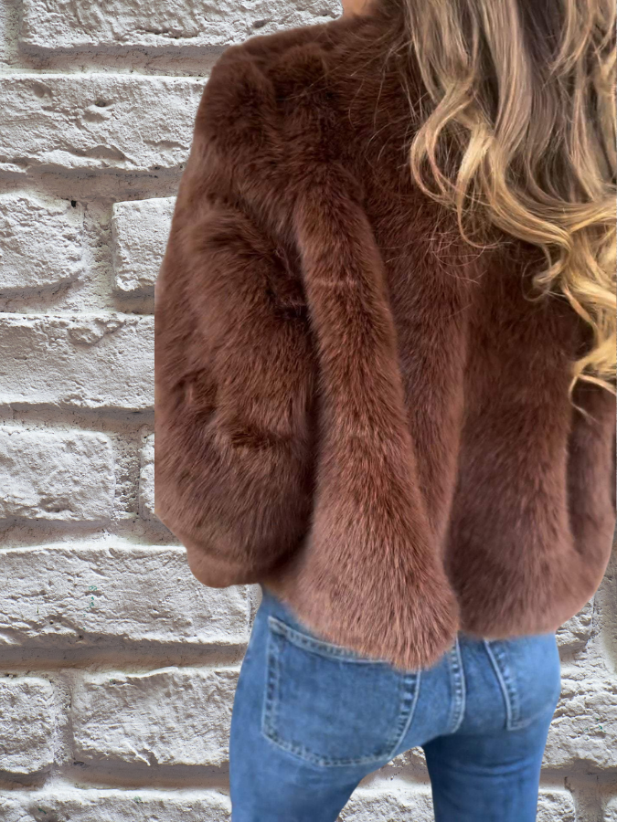 NOUVEAU RICHE Damen Herbstmantel Warm Und Gemütlich Luxuriöses Erscheinungsbild Leicht Zu Tragen