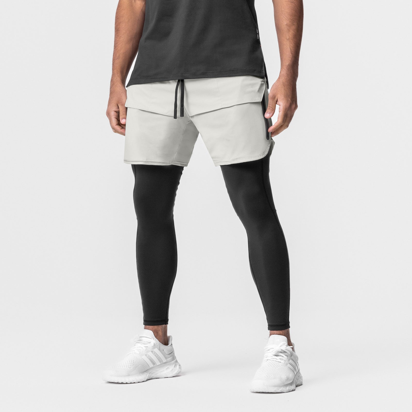 NOUVEAU RICHE Sportshorts für Herren – Ultimativer Komfort und Stil Carbon Ash XXL