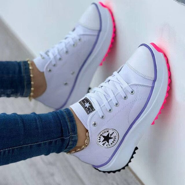 NOUVEAU RICHE Sneaker Mit Komfortstütze Für Damen Und Herren Stilvoll Weiß