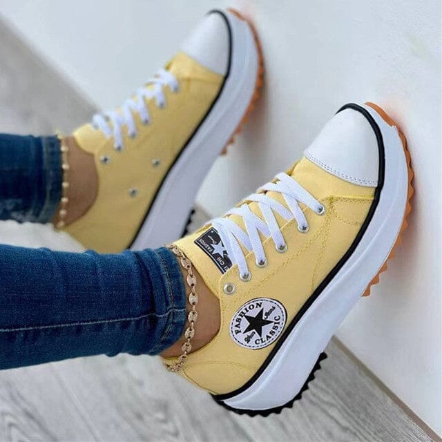 NOUVEAU RICHE Sneaker Mit Komfortstütze Für Damen Und Herren Stilvoll Gelb