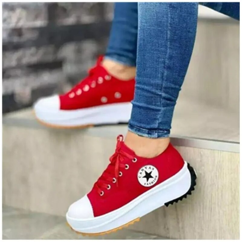 NOUVEAU RICHE Sneaker Mit Komfortstütze Für Damen Und Herren Stilvoll Rot