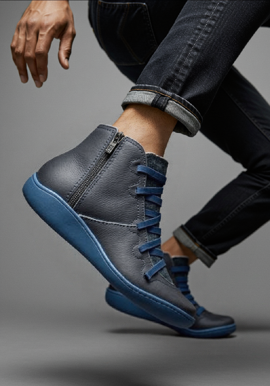 NOUVEAU RICHE Stiefeletten Grün Wasserabweisend Warm Gefüttert Komfort