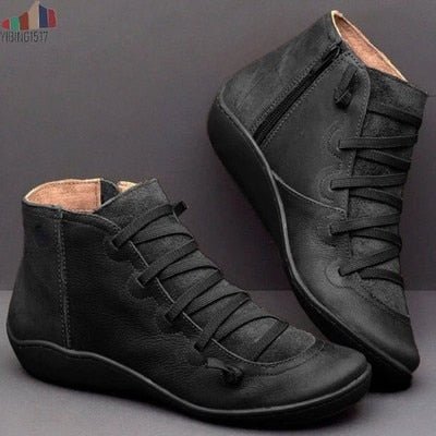NOUVEAU RICHE Stiefeletten Grün Wasserabweisend Warm Gefüttert Komfort