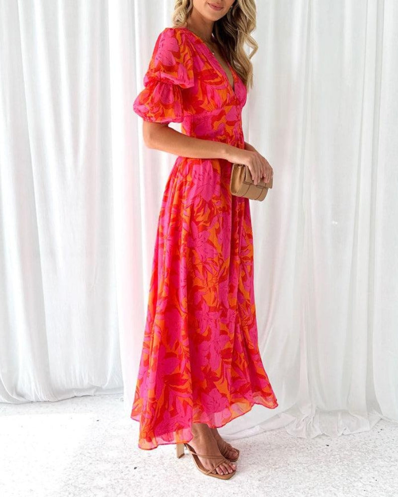 NOUVEAU RICHE Strahlendes Fließendes Kleid Mit Sanften Raffungen Festlich
