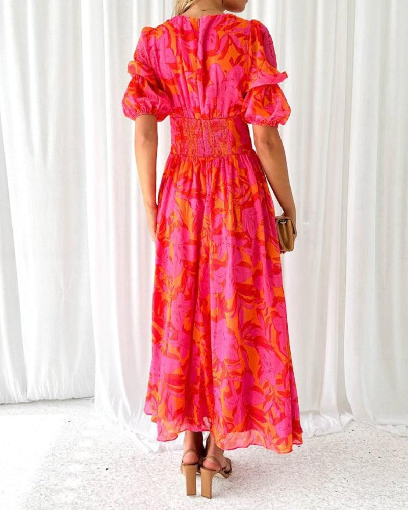 NOUVEAU RICHE Strahlendes Fließendes Kleid Mit Sanften Raffungen Festlich