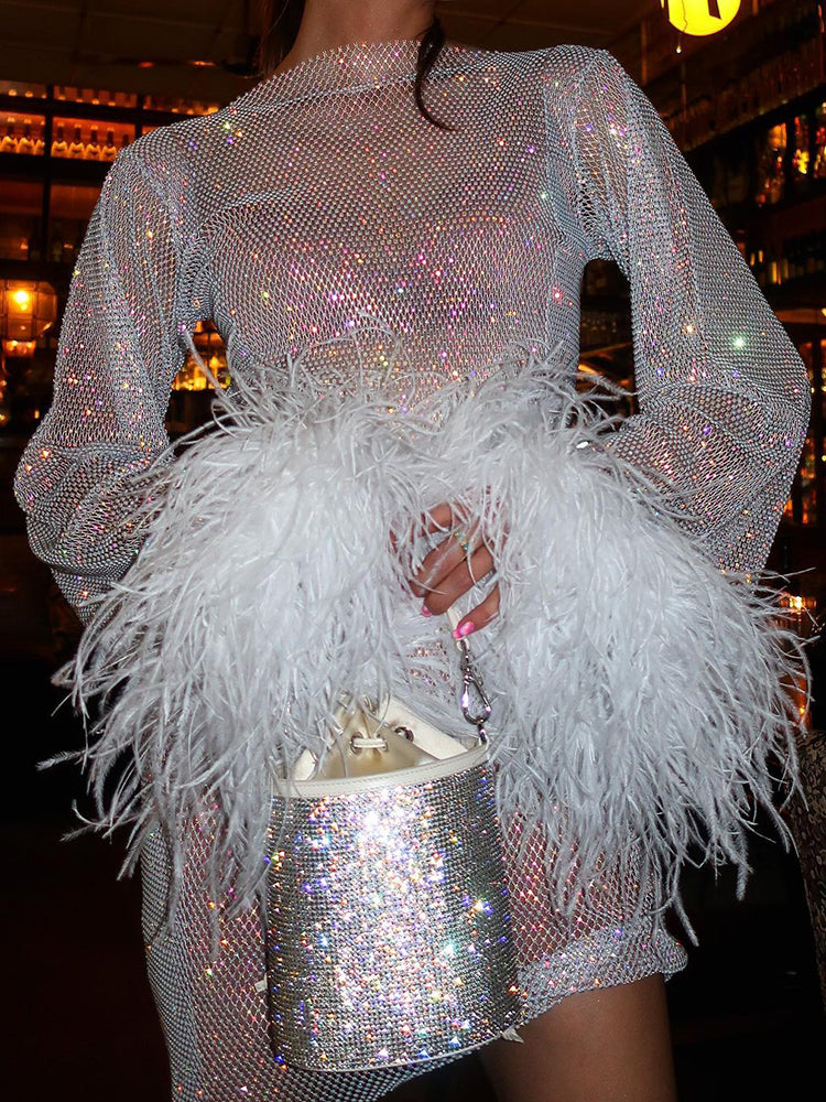 NOUVEAU RICHE Strahlendes Kleid Celeste Aus Schimmerndem Stoff Für Besondere Anlässe Mit Stilvollem Schnitt