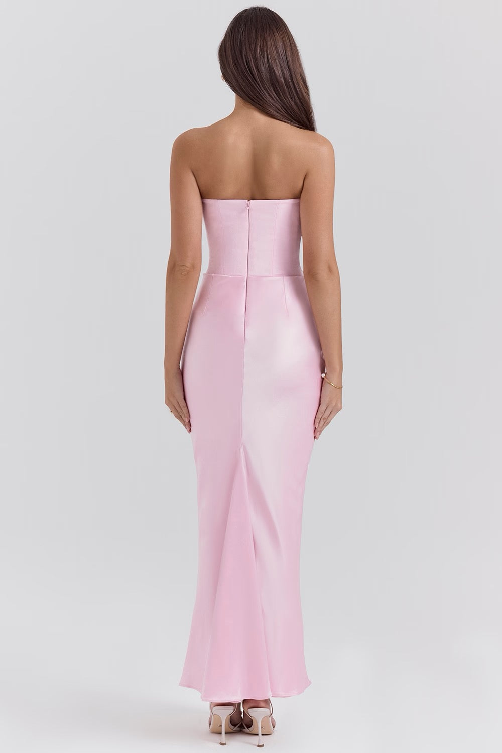 NOUVEAU RICHE Strapless Maxikleid Mit Korsett Oberteil Für Anlässe