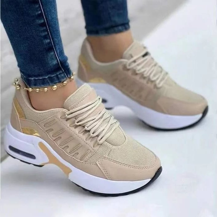NOUVEAU RICHE Stützende Sneaker Mit Gepolsterter Sohle Beige