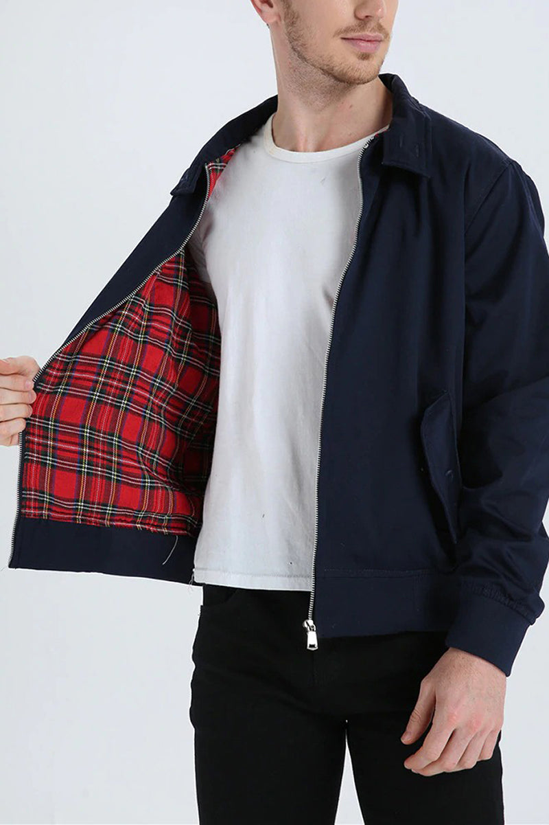 NOUVEAU RICHE Stylische Harrington Jacke Für Herren Zeitlos Vielseitig