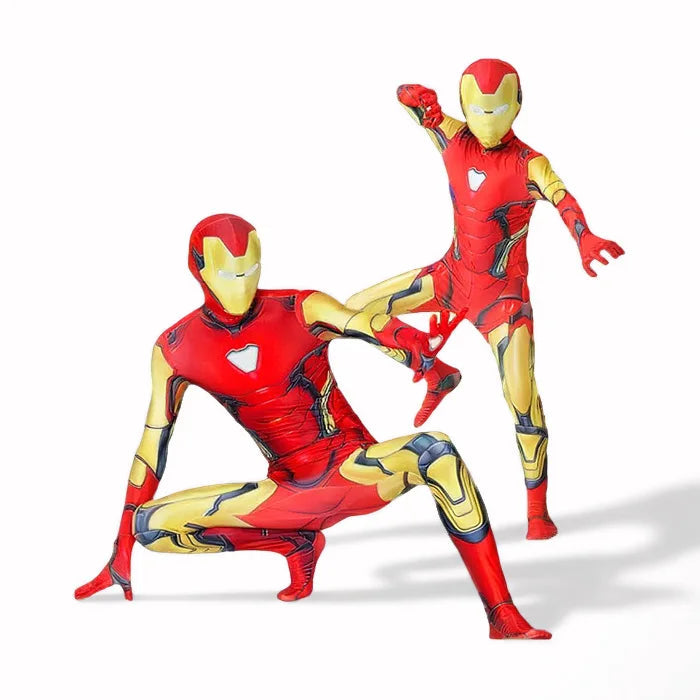 NOUVEAU RICHE Superhelden-Spandex-Body mit 3D-Druck – Halloween-Cosplay-Kostüm, Weihnachtsgeschenk