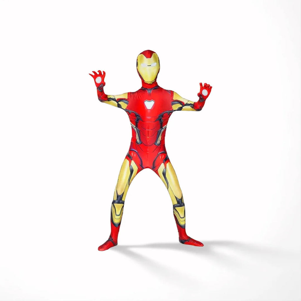NOUVEAU RICHE Superhelden-Spandex-Body mit 3D-Druck – Halloween-Cosplay-Kostüm, Weihnachtsgeschenk