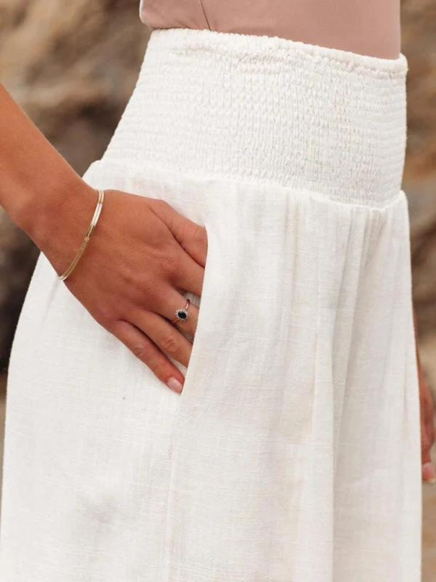 NOUVEAU RICHE Strandhose Mit Weitem Bein Für Damen Leicht Und Bequem