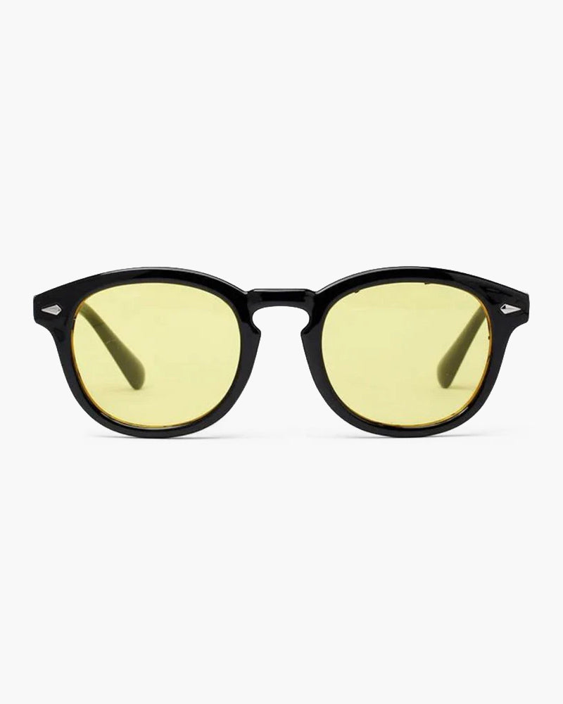 NOUVEAU RICHE Tönte Sonnenbrillen Set – 3 Farben mit UV-Schutz – Leicht und Stylisch Gelb