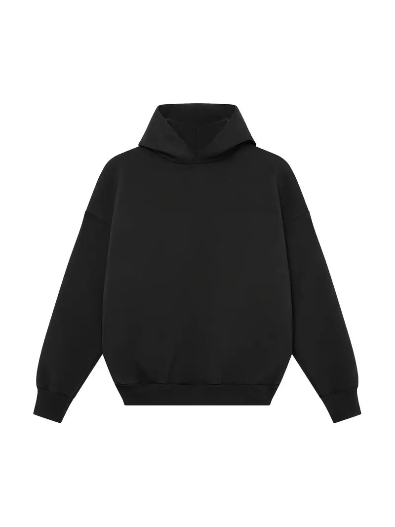 NOUVEAU RICHE Trainingsanzug Herren mit Kapuze – Jogginganzug mit Hoodie & Jogginghose, gerade Passform, Schwarz oder Hellgrau, S-3XL – Hermosa