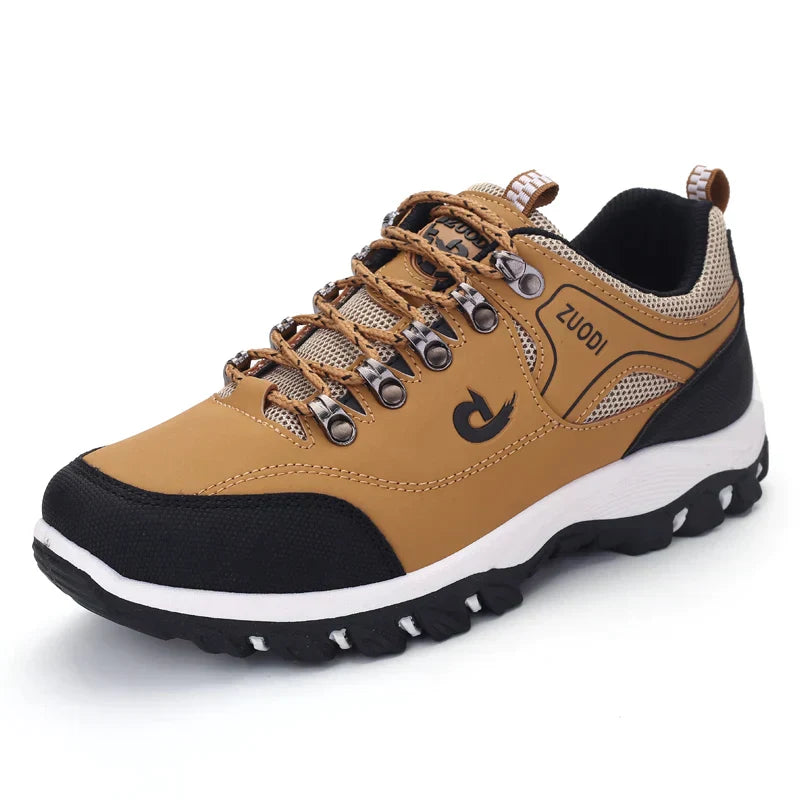 NOUVEAU RICHE Kunstleder Wanderschuhe Weiches Material Komfort Sohle Braun