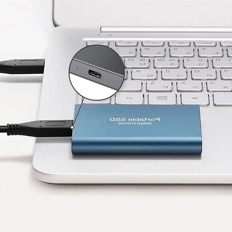 NOUVEAU RICHE Externe SSD für PS5 und Xbox – USB-C tragbare SSD für Spielkonsolen, Aluminiumgehäuse, Plug and Play, 4 Farben