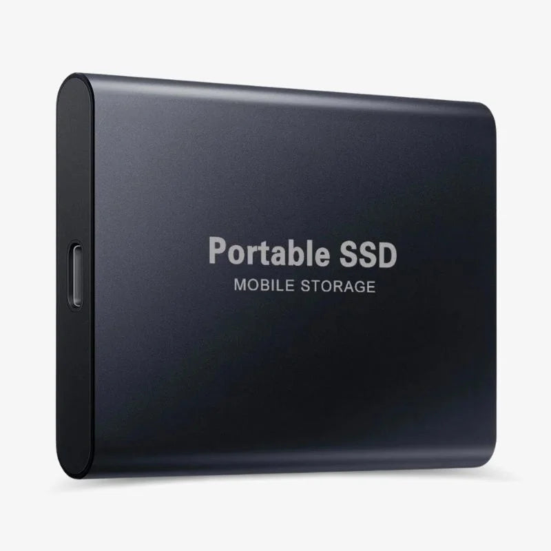 NOUVEAU RICHE Externe SSD für PS5 und Xbox – USB-C tragbare SSD für Spielkonsolen, Aluminiumgehäuse, Plug and Play, 4 Farben Schwarz