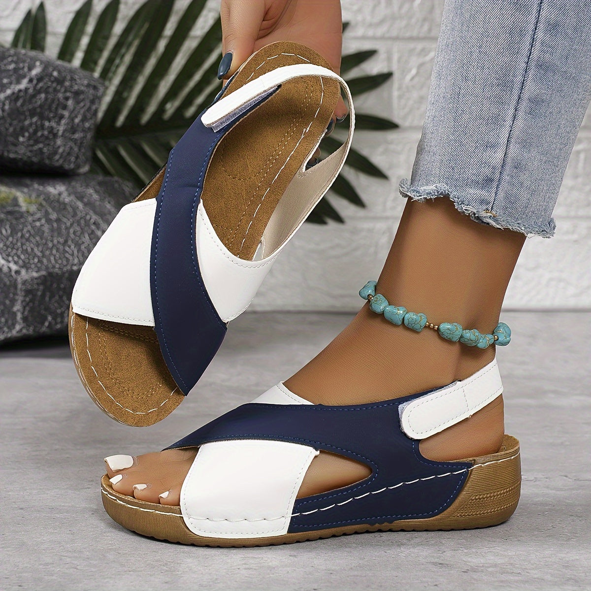 NOUVEAU RICHE Beya | Damen Sandalen – Cloud-Polsterung, Anatomische Entlastung
