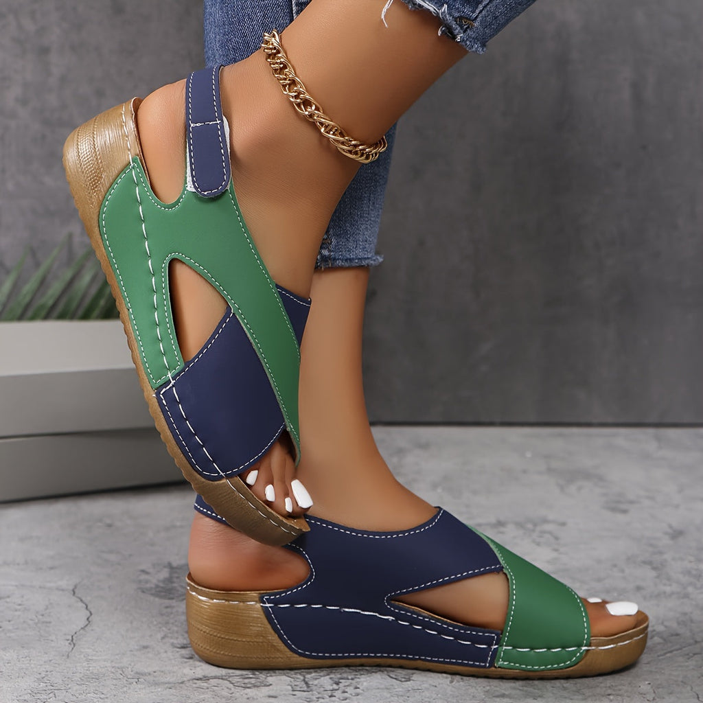 NOUVEAU RICHE Beya | Damen Sandalen – Cloud-Polsterung, Anatomische Entlastung Grün