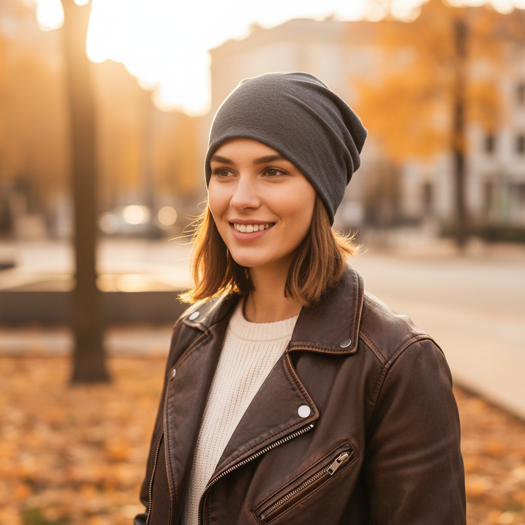 NOUVEAU RICHE Unisex-Mütze Elastisch Polyester Einheitsgröße Herbst Winter Hip-Hop